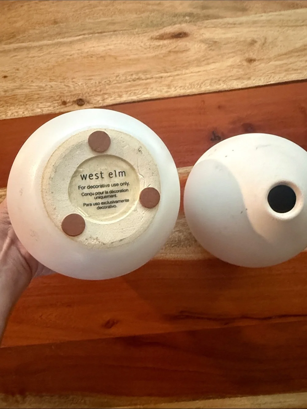 West Elm simple white
